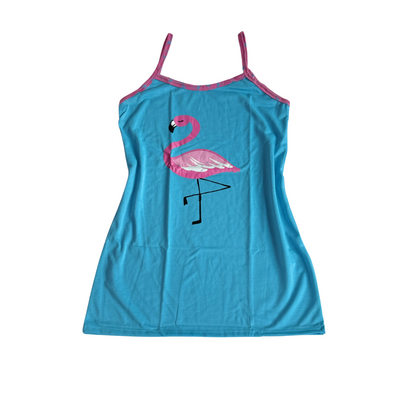 Camisola Feminina Alça Flamingo