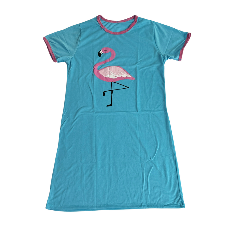 Camisola Feminina Manga Curta Flamingo