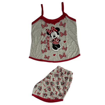 Baby Doll Feminino Alça Minnie Laço