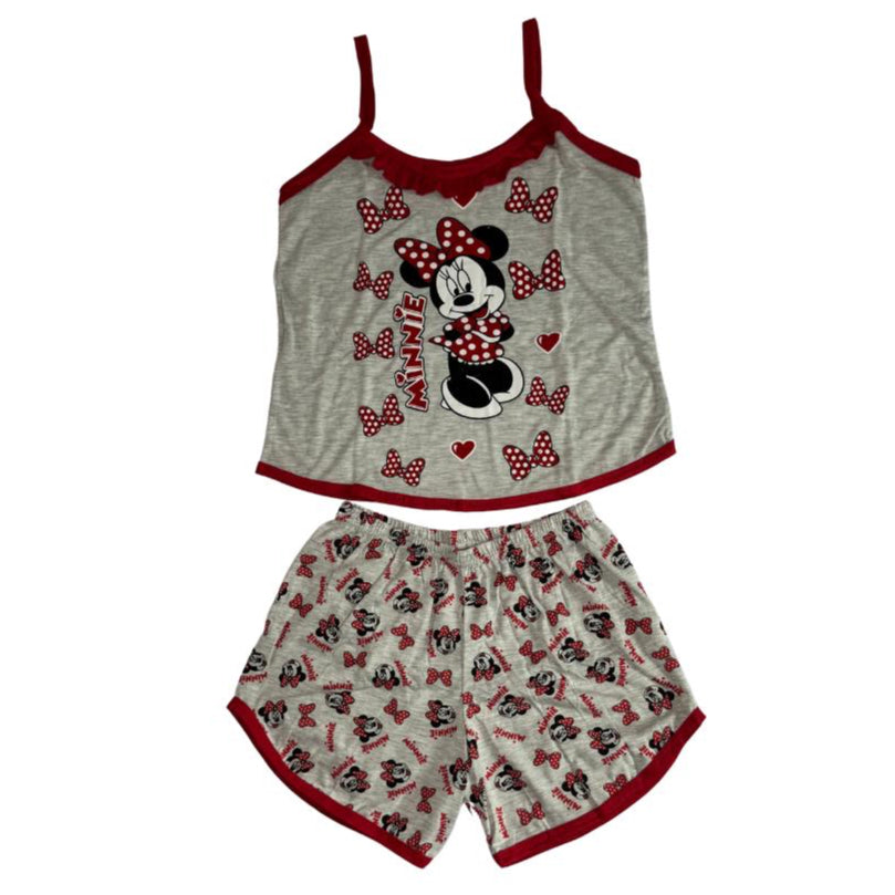 Baby Doll Feminino Alça Minnie Laço