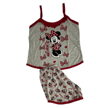 Baby Doll Feminino Alça Minnie Laço