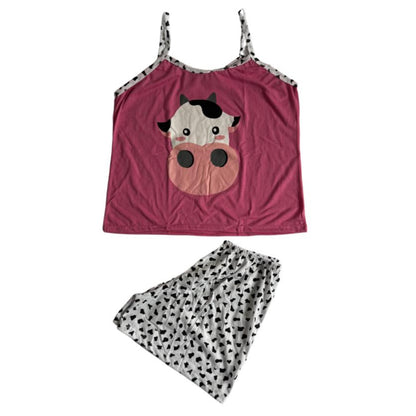 Baby Doll Feminino Alça Vaquinha