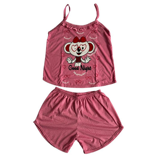 Baby Doll Feminino Alça Lilica Ripilica