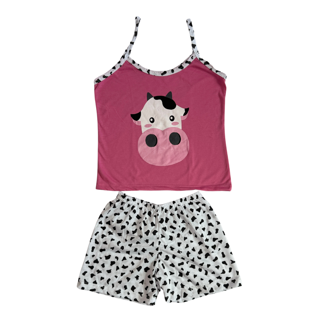 Baby Doll Infantil Alça Vaquinha